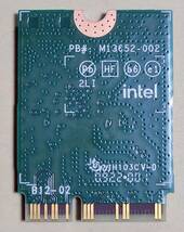 Intel AX211NGW Wi-Fi6E・BT5.3対応カード M.2 Eキー CNVio2 無線LANカード_画像2