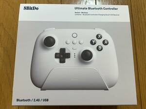8BitDo Ultimate Controller with Charging Dock ホワイト (Bluetooth/2.4GHz 両対応、Switch Proコン互換 充電ドック付き)