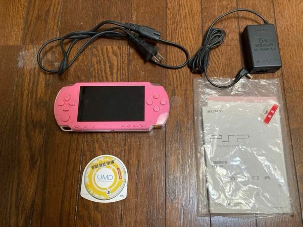 【ジャンク扱いで】プレイステーションポータブル　ピンク　PSP-1000 PK