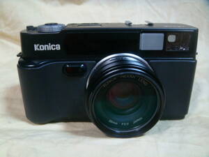 Konica HEXAR ブラック 35mm F2 コンパクトフィルムカメラ