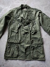 3rd【美品】US ARMY 67年会計 ジャングルファティーグジャケット S/REG ノンリップ ミリタリー 60s m65 m43 hbt 米軍実物 usmc vintage_画像10