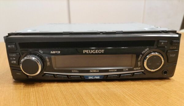 panasonic peugeot　純正 cq-c1303dp　ジャンク品 1DIN CD オーディオ デッキ