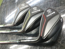 まとめて3本鮮やかカラーリング■美品2024バルド TT ミルド ウェッジ黒 TOUR KNIGHT WEDGE■50°■54°■58°■_画像2