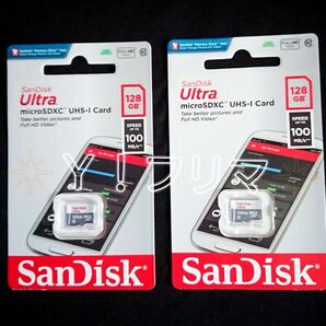 microSDカード 128GB Sandisk ２個セット