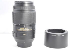 〓外観非常に綺麗　フード付〓ニコン　Nikon DX AF-S NIKKOR 55-300mm F4.5-5.6 G ED VR