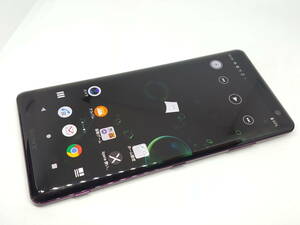 美品☆docomo☆SO-01L(パープル)Xperia XZ3 ★3726001187☆3/29☆