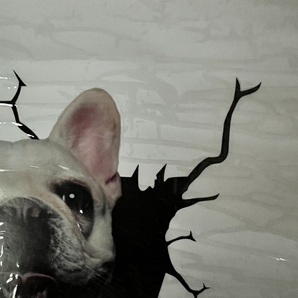 フレンチブルドッグ フレブル カーステッカー シール 車 犬 いぬ イヌ dog  ワンちゃん わんちゃん 3D ペット 動物 かわいいの画像7