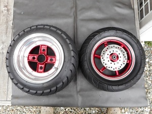  price cut carrying out! Zoomer custom for * futoshi pair tire & wheel front and back set 