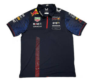 レッドブル　2023支給品 ポロシャツ 　L 　 　非売品　　フェルスタッペン　ペレス　ホンダ　F1　CASTORE　日本GP