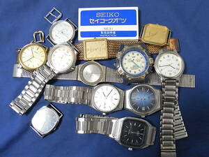 12個 セイコー まとめて QT シルバーウェーブ ハイパーテック cadet ドルチェ クォーツ 腕時計 seiko quartz 