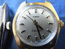 即決 2個 電磁テンプ Stellaris Electronic Transistorized TIMEX ELECTRIC タイメックス 腕時計 電子テンプ 1960年代 ジャンク_画像3