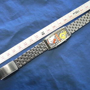 動作品 ジャンク コラボ キティ トゥイーティー シチズン ツインモデル 2002年 593W クォーツ 男女兼用 腕時計 サンリオ ハローキティの画像2