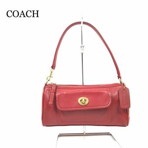 ☆良品☆ COACH コーチ レザー ハンドバッグ ターンロック