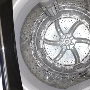 【店頭渡し推奨】アイリスオーヤマ 全自動洗濯機 IAW-T603BL 2021年製 6.0kg 中古 現状渡しの画像4