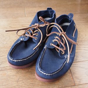 Top Sider トップサイダー　スエード デッキシューズ　９　ネイビー・紺　SPERRY スペリー ソール