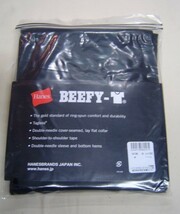 Hanes ヘインズ 厚地 BEEFY ビーフィー 無地 ロングスリーブ Tシャツ 1点 長袖 黒 L H5186 メンズ レディース 人気 おすすめ　新品　_画像4