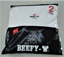 送料無料 Hanes ヘインズ BEEFY ビーフィー ロングスリーブ Tシャツ 長袖 2枚セット 厚地 H5186-2 白 XL メンズ レディース 人気_画像6