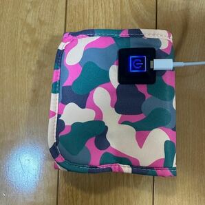 ミルクウォーマー 哺乳瓶 温乳器 保温 USB 迷彩柄 ピンクの画像8