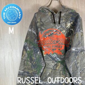 USA古着 RUSSELL OUTDOORS リアルツリーカモ　プルオーバー　M