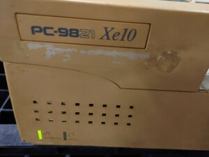 NEC PC9821Xe10/C4 本体 通電のみ確認 増設RAM HDDなし ＣＰＵ換装済み ジャンク扱い