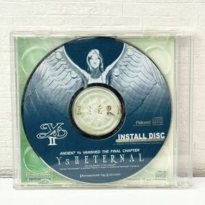 1円〜 イースⅡ~ YS Ⅱ ETERNAL INSTALL DISC ケース CD Falcom CD ケース 動作未確認の画像2