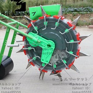 手押しタイプ 播種機 種まき 種まき機 種まき器 播種器 大豆 野菜 透明ホッパー 透明繰出部 プラスチック+ステンレススチール