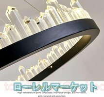 モダンな LED クリスタル シャンデリア エレガントなクリスタル フラッシュ_画像3