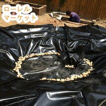 プールライナー 屋根 0.5mm厚 漏れ HDPE製 防雨 人工プールシート 屋外 池用防水シート 粘ることができます 人工池用防水シート_画像6