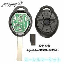 Jingyuqin 2 ボタン ews 車リモコンキーフォブケース old bmw ミニクーパー s R50 R53 315 mhz/433 mhz ID44 チップDJ1365_画像1