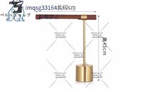 超美品デザイン　インテリア　ナイトスタンド　　ゴールド　ウッド　間接照明　テーブルライト　ランプ_画像7