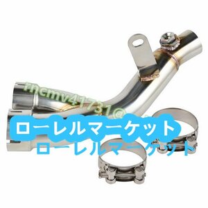 YZF YZFR6 YZF-R6 R6 2006-2013 2014 2015 2016 2017 2018ヤマハ ステンレス鋼リンクパイプ NICECNC 排気 Mid パイプ