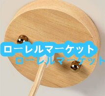 品質保証☆木製ペンダントライト 照明 リビング/居間用ランプ 室内装飾 装飾品 35cm_画像4