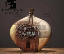 極美品★手作り ２点セットヨーロッパ式　花瓶　置き物　セラミックス　応接間　生け花　創意　花瓶　飾り物_画像3