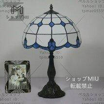 ◆芸術品◆新品◆ステンドランプ ステンドグラス レトロな雰囲気 ティファニー技法 テーブルスタンド アンティーク 室内装飾 照明_画像3