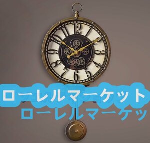 新入荷★実用★ヨーロピアン掛け時計 振り子時計 インテリア リビングルームファッションデコレーション レトロ クロック