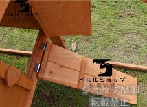 稀少新品 高品質ペット別荘ハウス 豪華 木製 猫 ウサギ ニワトリ小屋 飼育 アヒル 鳥かご キャットハウス ハウス おうち 屋外養殖 庭用_画像6