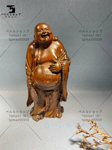 仏教美術 古美術 七福神 木彫り 布袋尊 布袋様 置物 彫刻工芸品