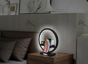 多機能スタンド ベッドサイドランプ LED照明 ナイトライト スマホ充電対応 間接照明 屋内 寝室 常夜灯