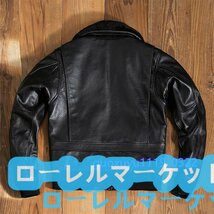 牛革 中綿 本革 レザージャケット ライダースジャケット 高級 フライトジャケット G1 ファー襟取り外し可 革ジャン 特売！暖かい Ｓ～5XL_画像4