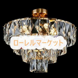 軽い贅沢とシンプルさクリスタルシャンデリア シャンデリア 寝室 特売！吊り下げ照明LED 天井照明 リビングルーム