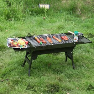 バーベキューコンロ BBQコンロ 折りたたみ アウトドア グリル ポータブル バーベキュー コンロ キャンプ