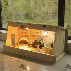  breeding cage tree acrylic fiber case hamster small animals 60*40*40cm large cage cage front opening on opening stylish assembly type 