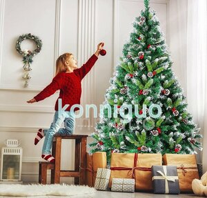  Christmas decoration / present Christmas tree pine .... attaching red real attaching snow cosmetics 240cm height . density construction easy stylish Northern Europe T2CP175