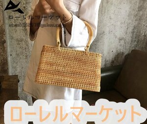  keep hand new arrival * hand-knitted mountain ... bag stylish wistaria . handmade tote bag basket braided basket storage basket handle 