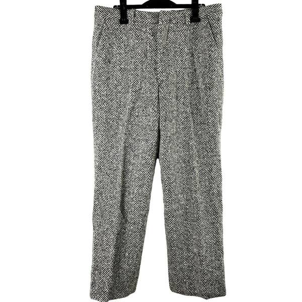 DEVEAUX(デヴォー) Wool Weave Pattern Formal Pants (grey)