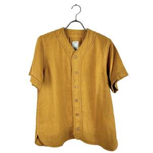 VISVIM (ビスビム) ICT DUGOUT SHIRT S/S Yellow Camping Trailer