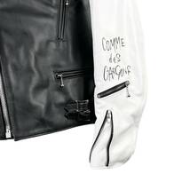 コムデギャルソン×ルイスレザーズ(COMME des GARCONS×LEWIS LEATHERS) トライデント タイトフィット Leather Jacket No.111 17AW (black)_画像6