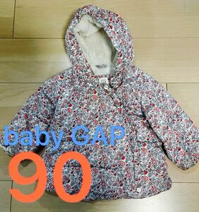 GAP 中綿ジャケット　18m-24m 90サイズ　小花柄 アウター ベビーギャップ