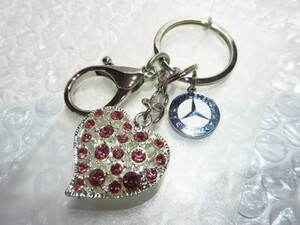 M. Benz US original jewelry Heart * key holder / charm attaching [GENUINE PARTS] new goods /Jewelry Heart/