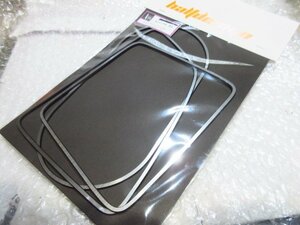 AUDI A4(8W)/A5(F5) ドリンクホルダー&シフト＆ナビコン トリムset/シルバー【Halt Design/ハルトデザイン製】新品/アウディ/3PCS/